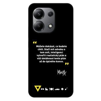 Picasee Fashion Case pre Xiaomi Redmi Note 13 4G - Kazma - MŮŽETE DOKÁZAT, CO BUDETE CHTÍT