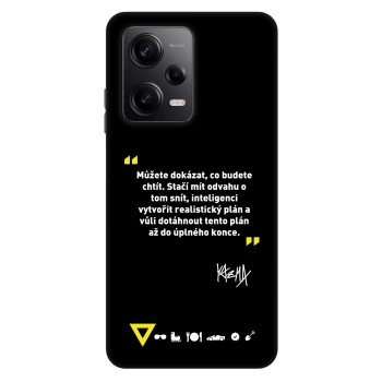 Obal pre Xiaomi Redmi Note 12 Pro+ 5G - Kazma - MŮŽETE DOKÁZAT, CO BUDETE CHTÍT