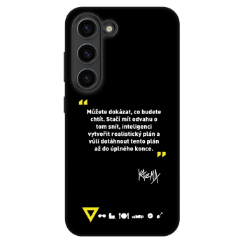 Picasee Fashion Case pre Samsung Galaxy S23+ 5G - Kazma - MŮŽETE DOKÁZAT, CO BUDETE CHTÍT