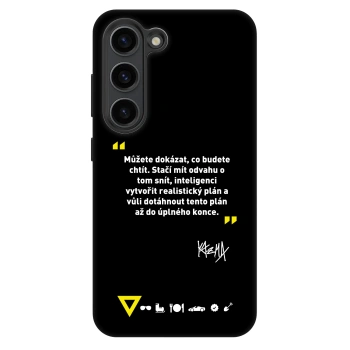 Obal pre Samsung Galaxy S23 5G - Kazma - MŮŽETE DOKÁZAT, CO BUDETE CHTÍT