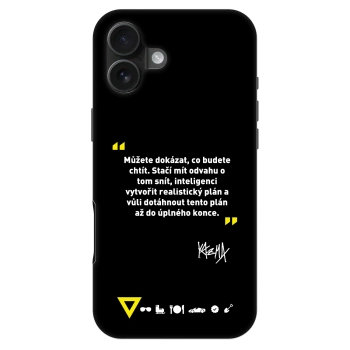 Obal pre Apple iPhone 16 Plus - Kazma - MŮŽETE DOKÁZAT, CO BUDETE CHTÍT