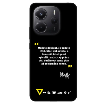 Obal pre Xiaomi Redmi Note 14 4G - Kazma - MŮŽETE DOKÁZAT, CO BUDETE CHTÍT