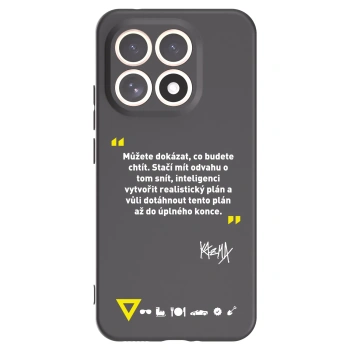 Picasee silikónový čierny obal pre Xiaomi 15T - Kazma - MŮŽETE DOKÁZAT, CO BUDETE CHTÍT
