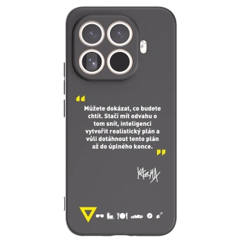 Picasee silikónový čierny obal pre Xiaomi 15T Pro - Kazma - MŮŽETE DOKÁZAT, CO BUDETE CHTÍT