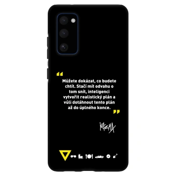Obal pre Samsung Galaxy S20 FE - Kazma - MŮŽETE DOKÁZAT, CO BUDETE CHTÍT