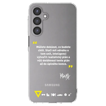 Picasee silikónový prehľadný obal pre Samsung Galaxy A16 4G - Kazma - MŮŽETE DOKÁZAT, CO BUDETE CHTÍT