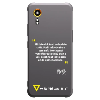 Obal pre Samsung Galaxy Xcover 7 - Kazma - MŮŽETE DOKÁZAT, CO BUDETE CHTÍT