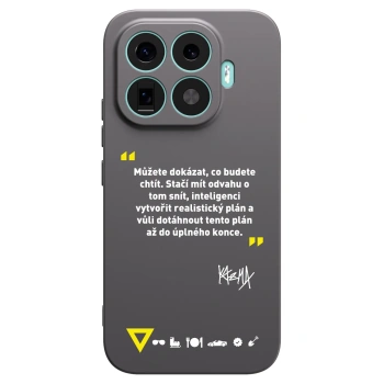 Picasee silikónový čierny obal pre Xiaomi 17T - Kazma - MŮŽETE DOKÁZAT, CO BUDETE CHTÍT