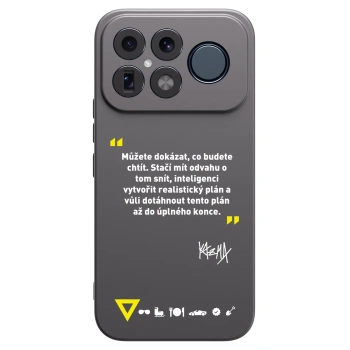 Picasee silikónový čierny obal pre Xiaomi Poco F8 Ultra - Kazma - MŮŽETE DOKÁZAT, CO BUDETE CHTÍT