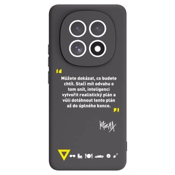 Picasee silikónový čierny obal pre Xiaomi Redmi Note 15 5G - Kazma - MŮŽETE DOKÁZAT, CO BUDETE CHTÍT