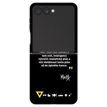 Picasee Fashion Case pre Samsung Galaxy Z Flip7 5G - Kazma - MŮŽETE DOKÁZAT, CO BUDETE CHTÍT