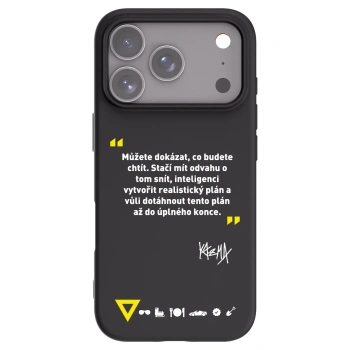 Obal pre Apple iPhone 18 Pro - Kazma - MŮŽETE DOKÁZAT, CO BUDETE CHTÍT