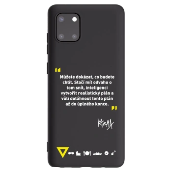 Obal pre Samsung Galaxy Note 10 Lite N770F - Kazma - MŮŽETE DOKÁZAT, CO BUDETE CHTÍT