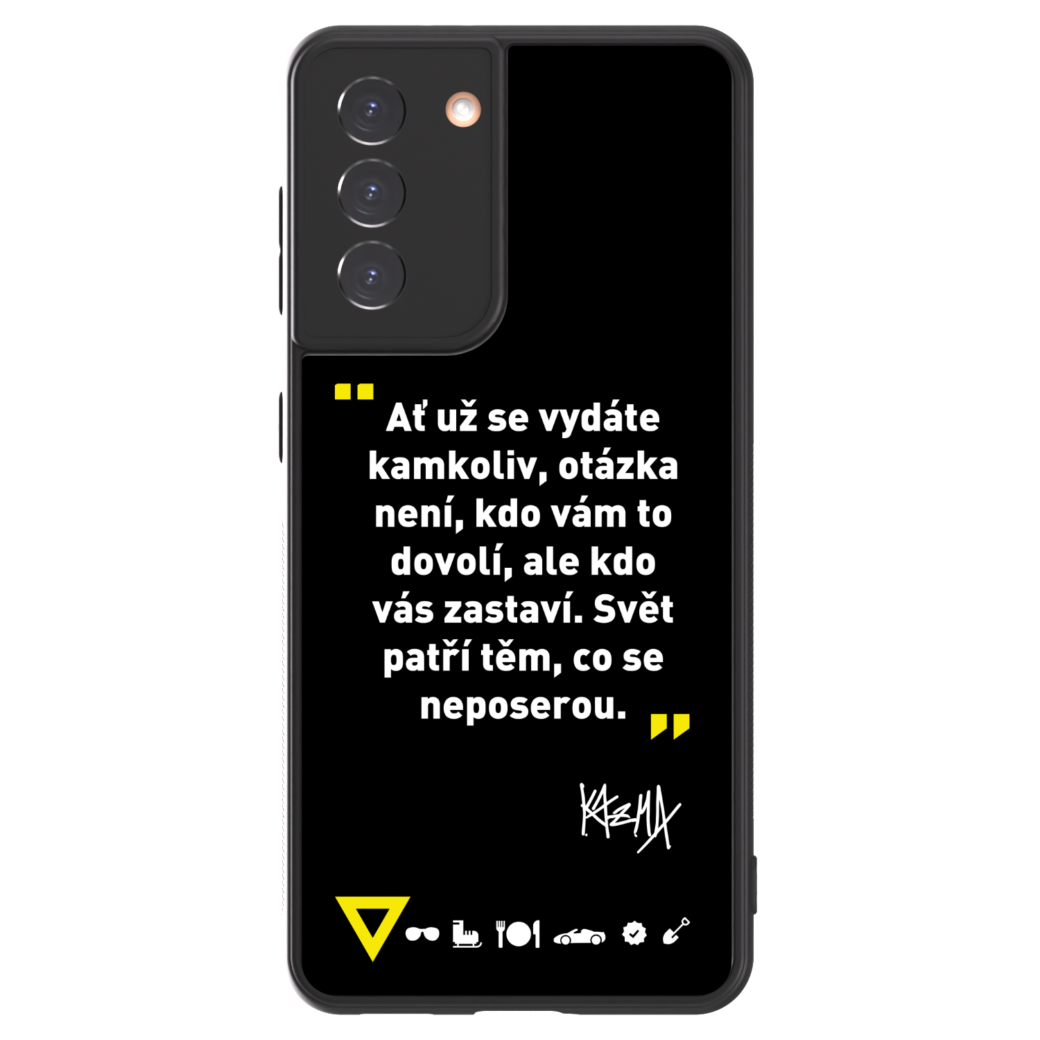 ULTIMATE CASE pro Samsung Galaxy S21 5G G991B - Kazma - SVĚT PATŘÍ TĚM, CO SE NEPOSEROU