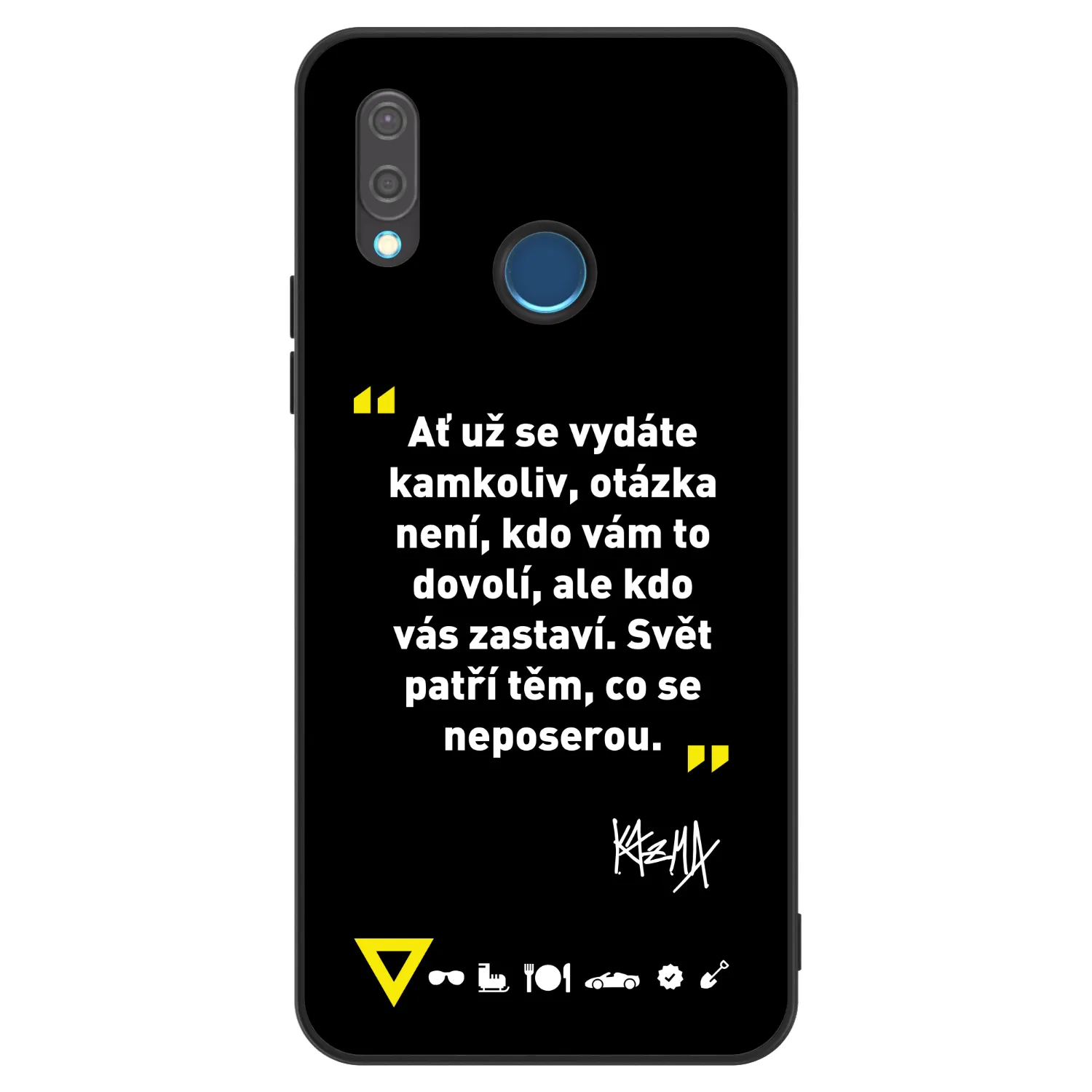 Picasee ULTIMATE CASE pro Huawei P20 Lite - Kazma - SVĚT PATŘÍ TĚM, CO SE NEPOSEROU
