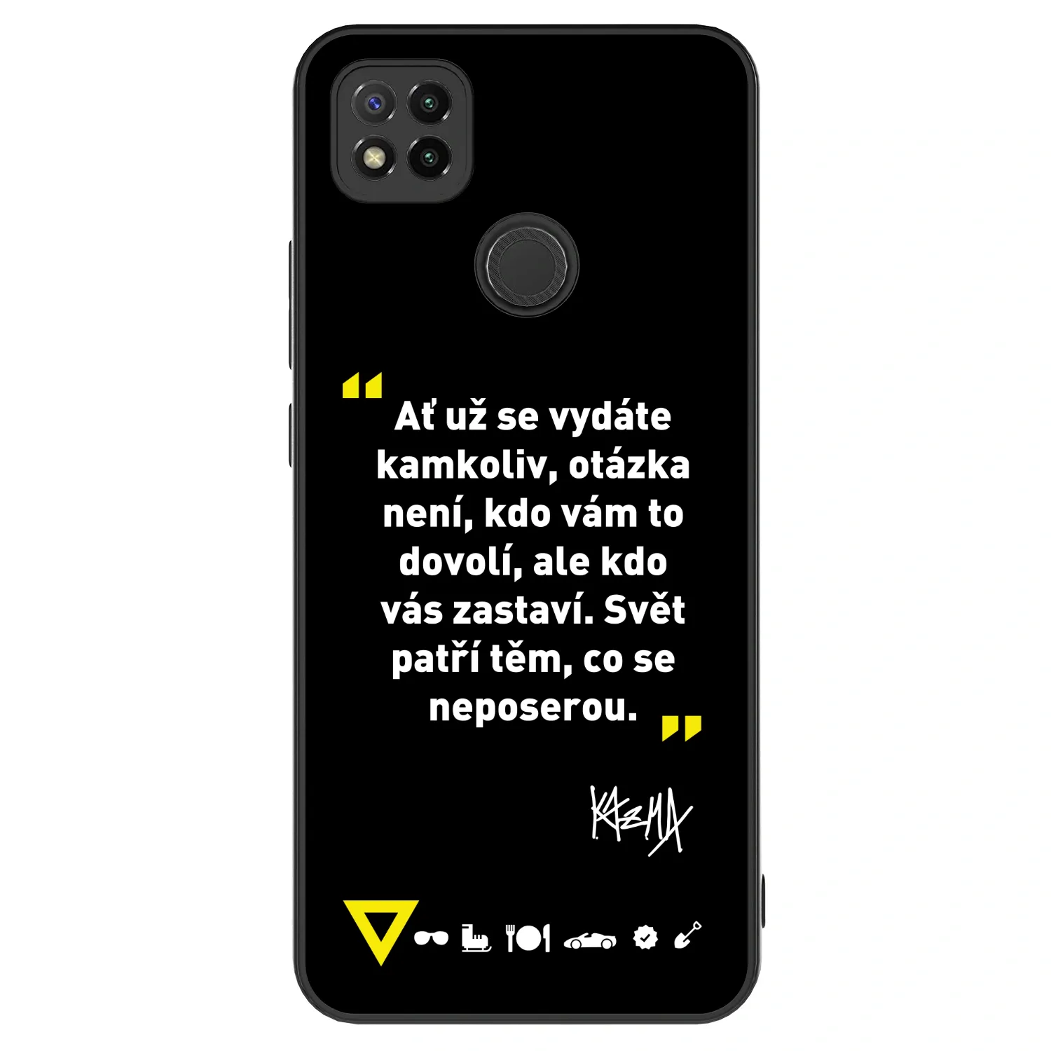 Picasee ULTIMATE CASE pro Xiaomi Redmi 9C - Kazma - SVĚT PATŘÍ TĚM, CO SE NEPOSEROU
