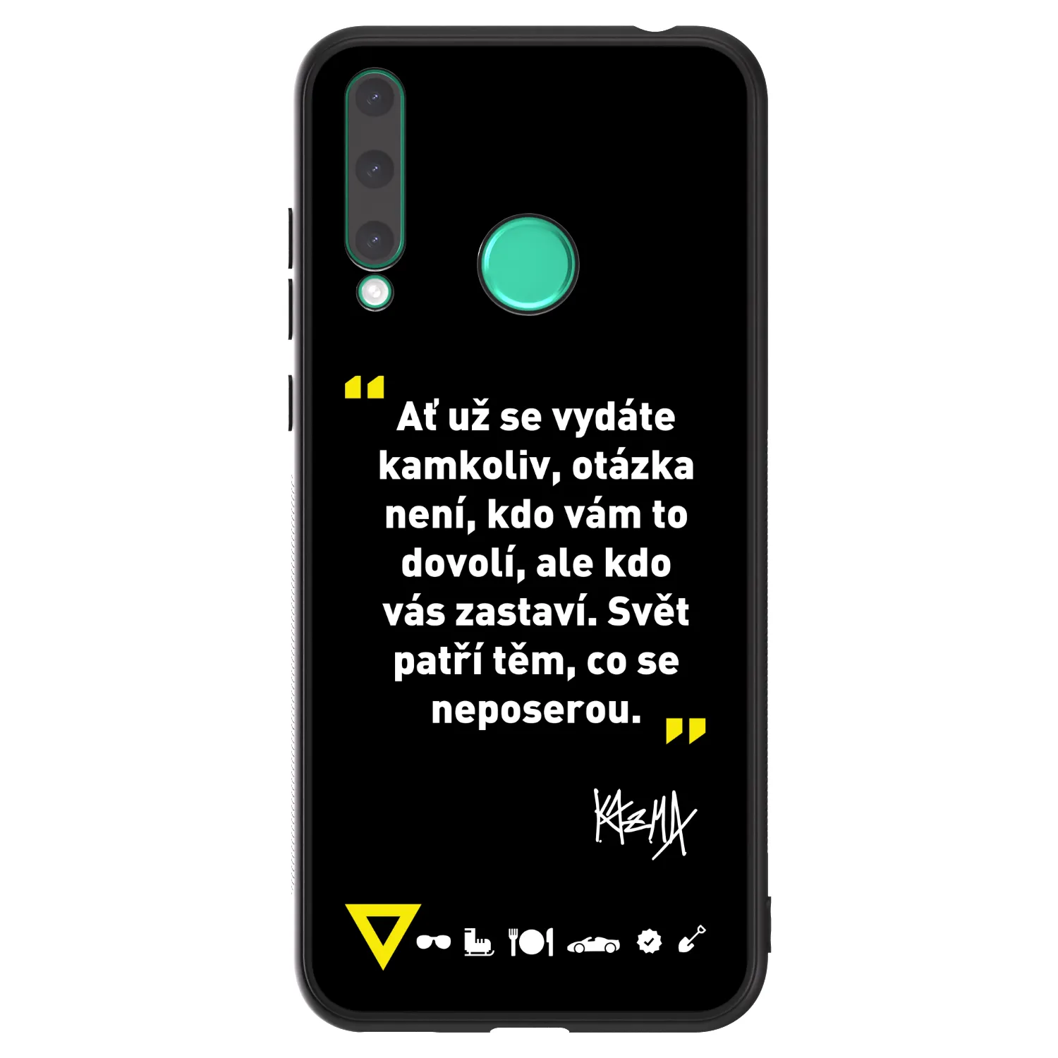 Picasee ULTIMATE CASE pro Honor 20 Lite - Kazma - SVĚT PATŘÍ TĚM, CO SE NEPOSEROU