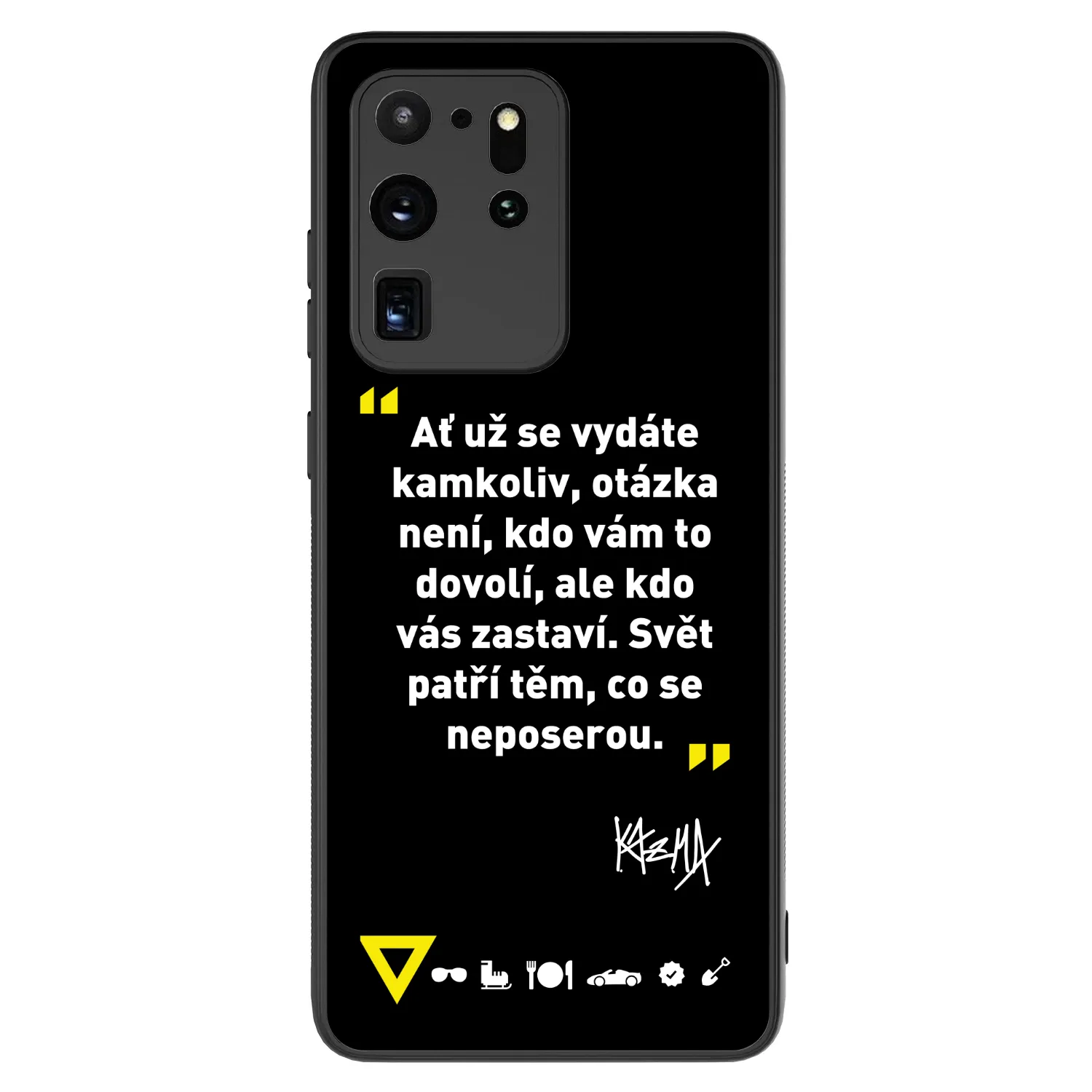 Picasee ULTIMATE CASE pro Samsung Galaxy S20 Ultra 5G G988F - Kazma - SVĚT PATŘÍ TĚM, CO SE NEPOSEROU