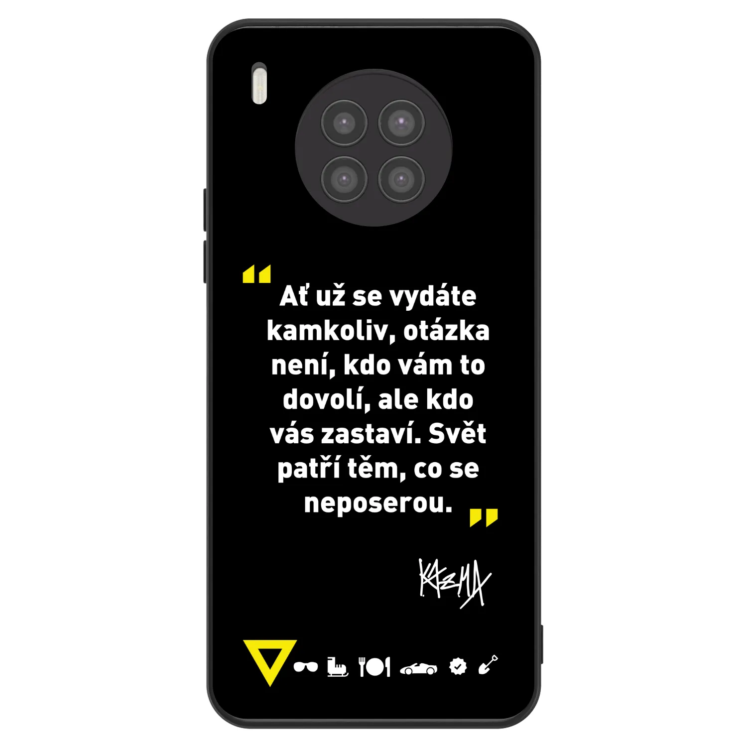 Picasee ULTIMATE CASE pro Huawei Nova 8i - Kazma - SVĚT PATŘÍ TĚM, CO SE NEPOSEROU