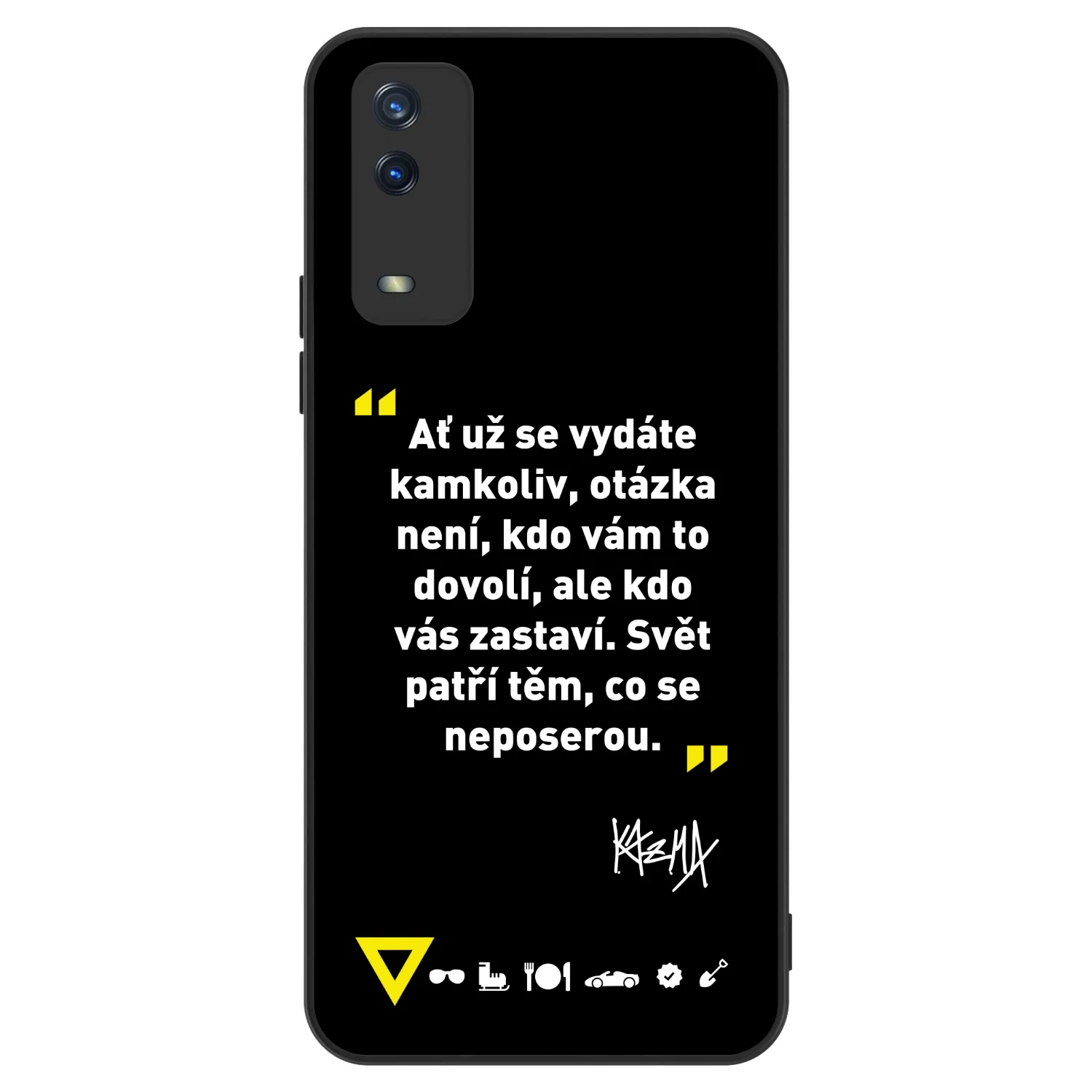 Picasee ULTIMATE CASE pro Vivo Y11s - Kazma - SVĚT PATŘÍ TĚM, CO SE NEPOSEROU