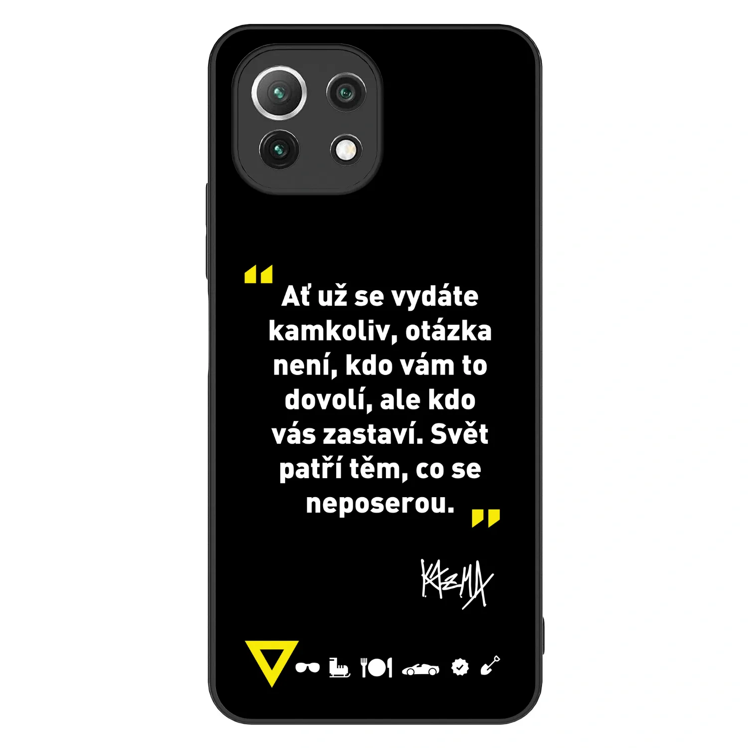Picasee ULTIMATE CASE pro Xiaomi 11 Lite 5G NE - Kazma - SVĚT PATŘÍ TĚM, CO SE NEPOSEROU