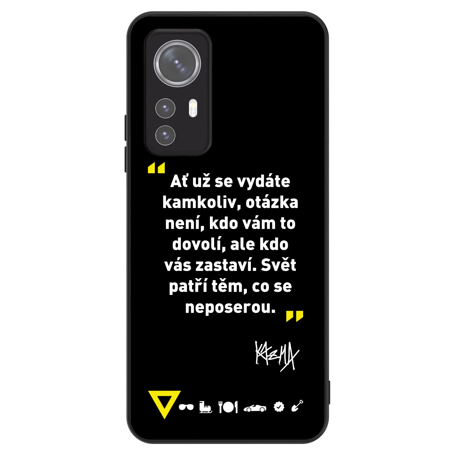 Picasee ULTIMATE CASE pro Xiaomi 12 - Kazma - SVĚT PATŘÍ TĚM, CO SE NEPOSEROU