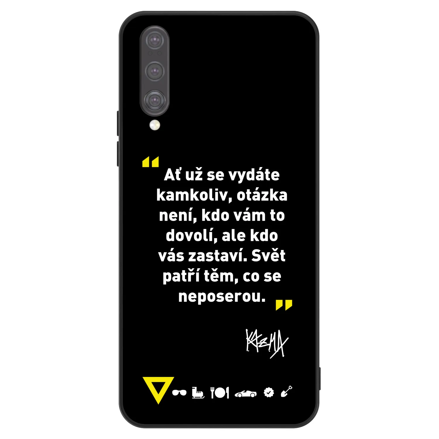 Picasee ULTIMATE CASE pro Huawei P20 Pro - Kazma - SVĚT PATŘÍ TĚM, CO SE NEPOSEROU