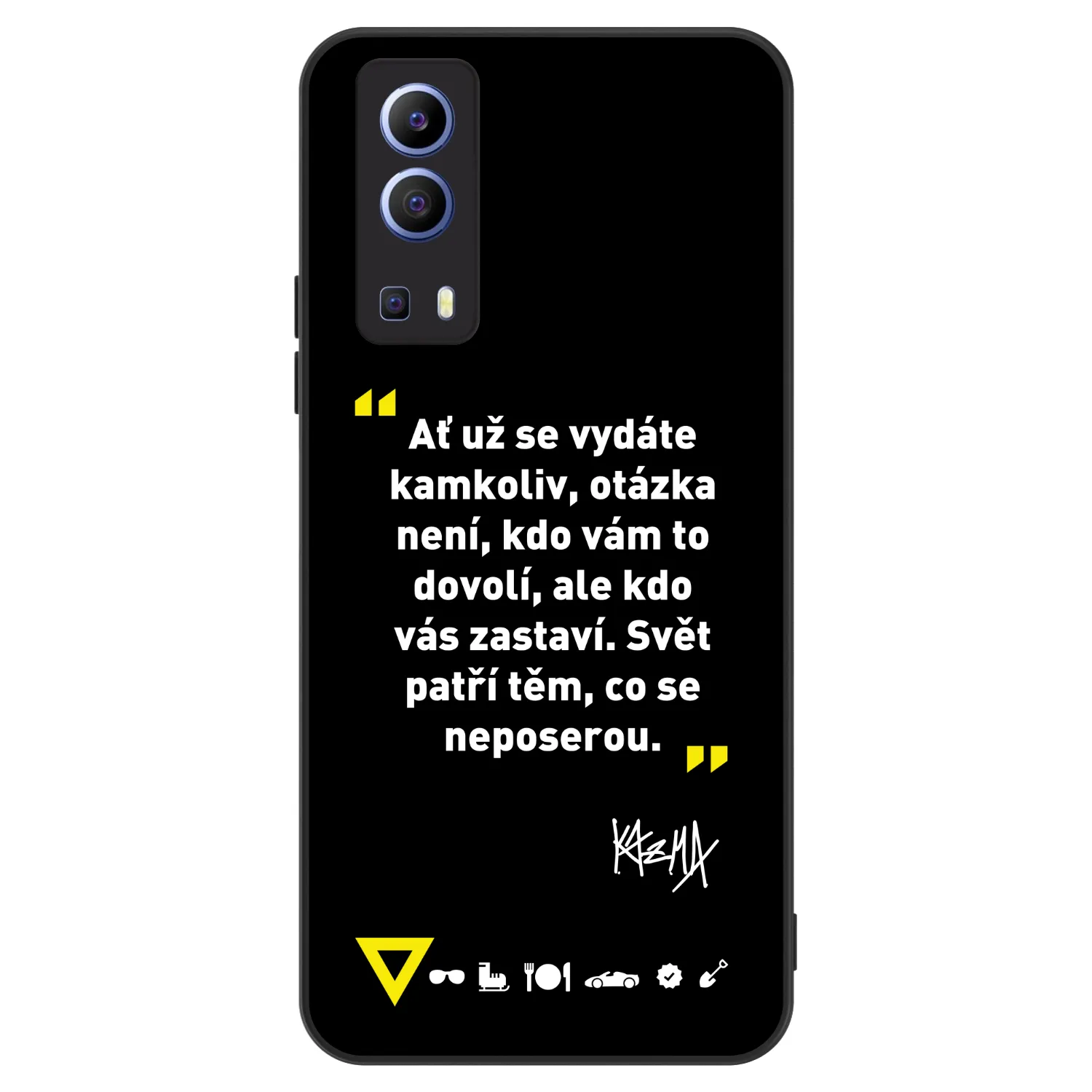 Picasee ULTIMATE CASE pro Vivo Y52 5G - Kazma - SVĚT PATŘÍ TĚM, CO SE NEPOSEROU