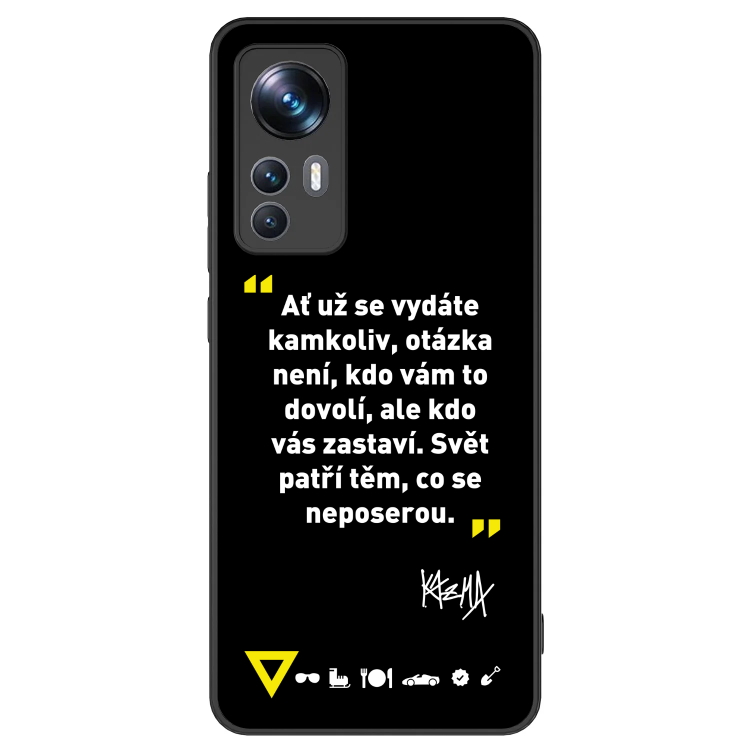 Picasee ULTIMATE CASE pro Xiaomi 12T - Kazma - SVĚT PATŘÍ TĚM, CO SE NEPOSEROU