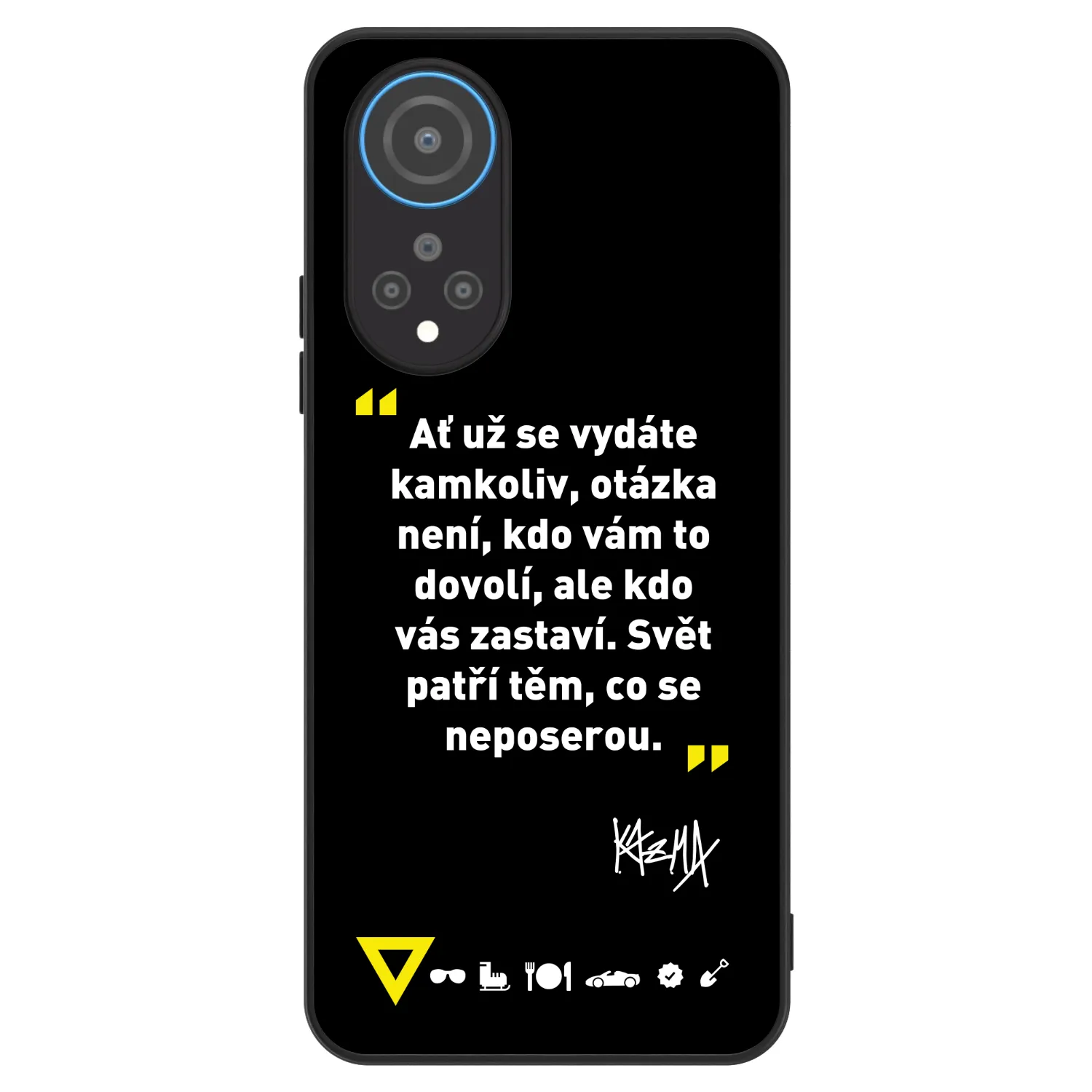 Picasee ULTIMATE CASE pro Honor X7 - Kazma - SVĚT PATŘÍ TĚM, CO SE NEPOSEROU