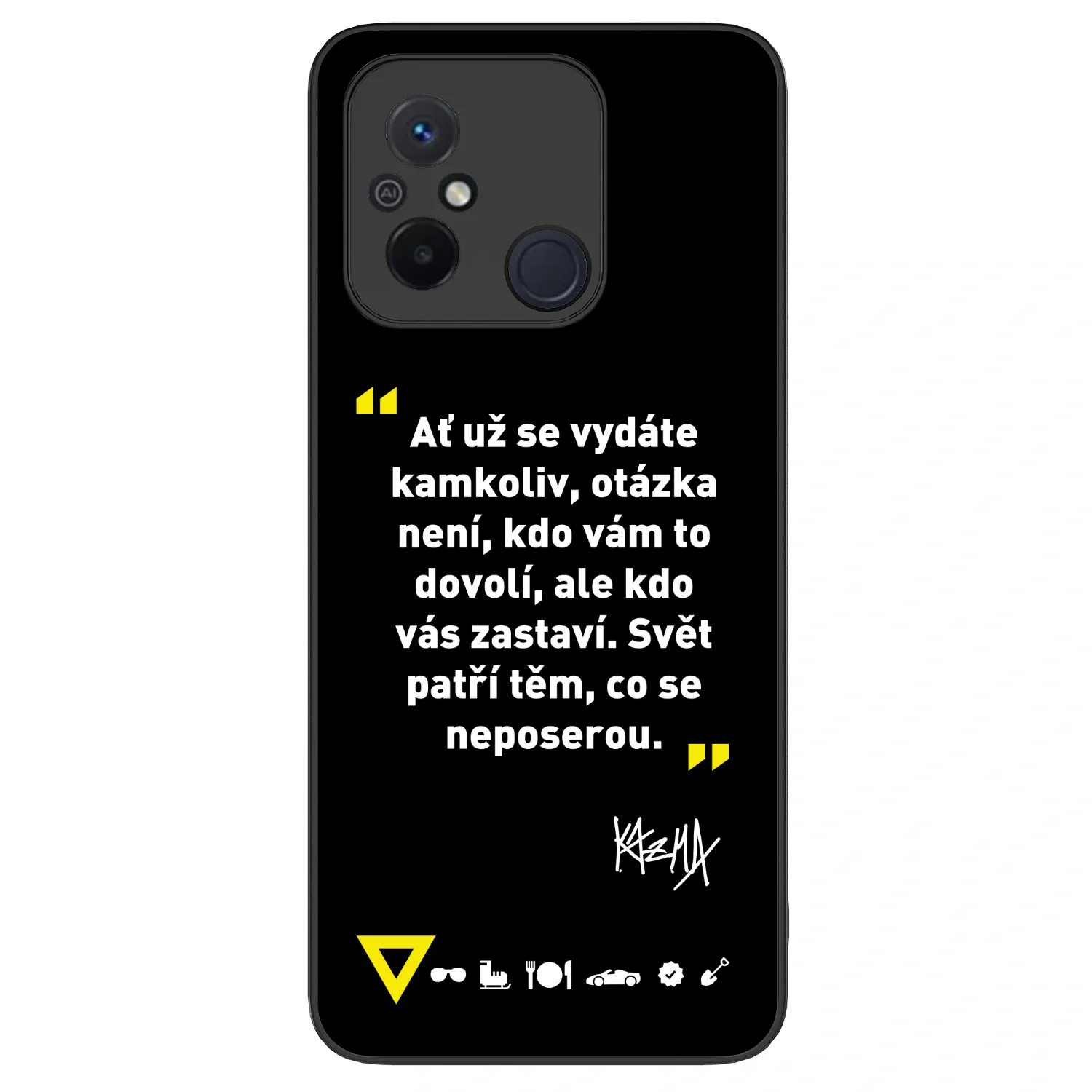 Picasee ULTIMATE CASE pro Xiaomi Redmi 12C - Kazma - SVĚT PATŘÍ TĚM, CO SE NEPOSEROU