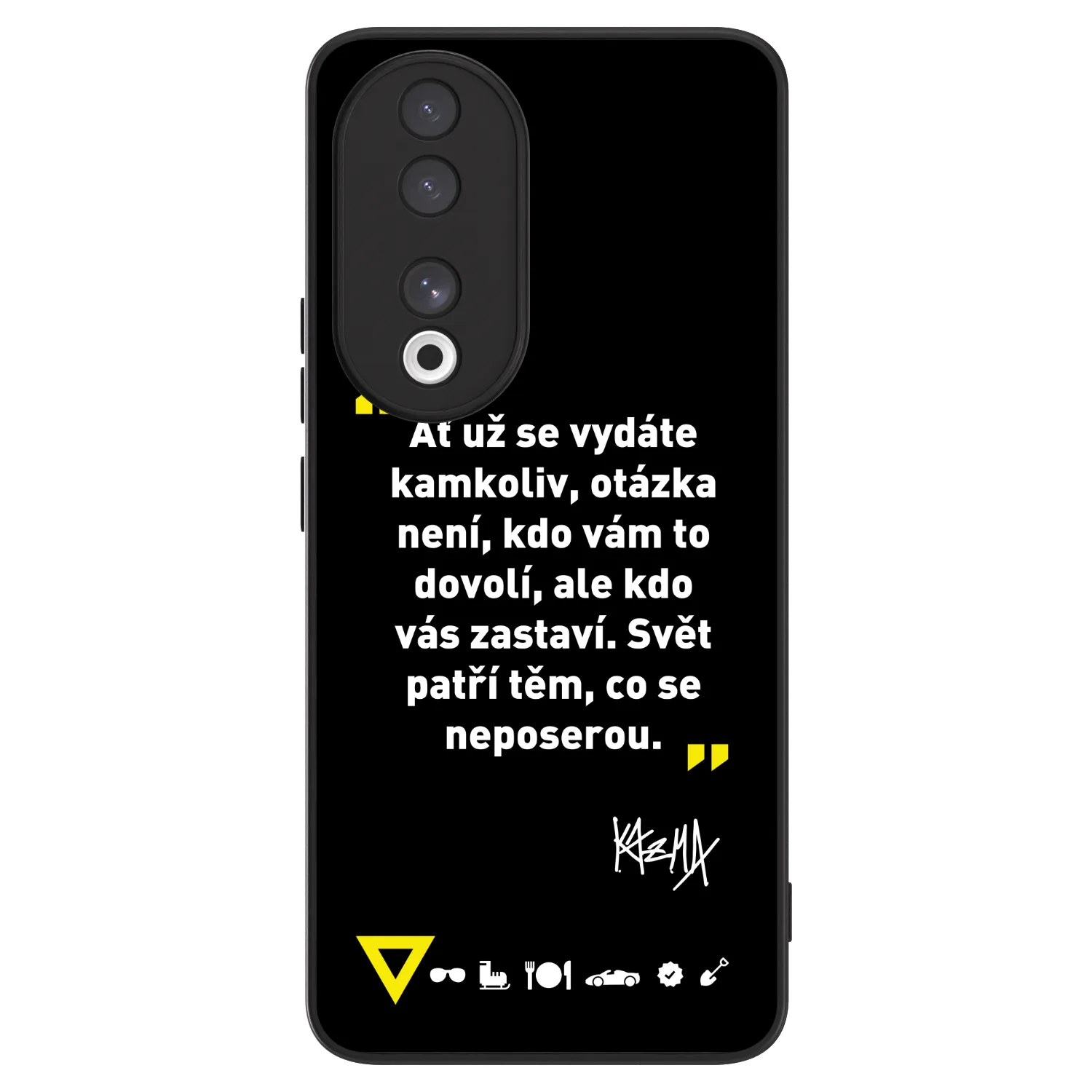 Picasee ULTIMATE CASE pro Honor 90 5G - Kazma - SVĚT PATŘÍ TĚM, CO SE NEPOSEROU