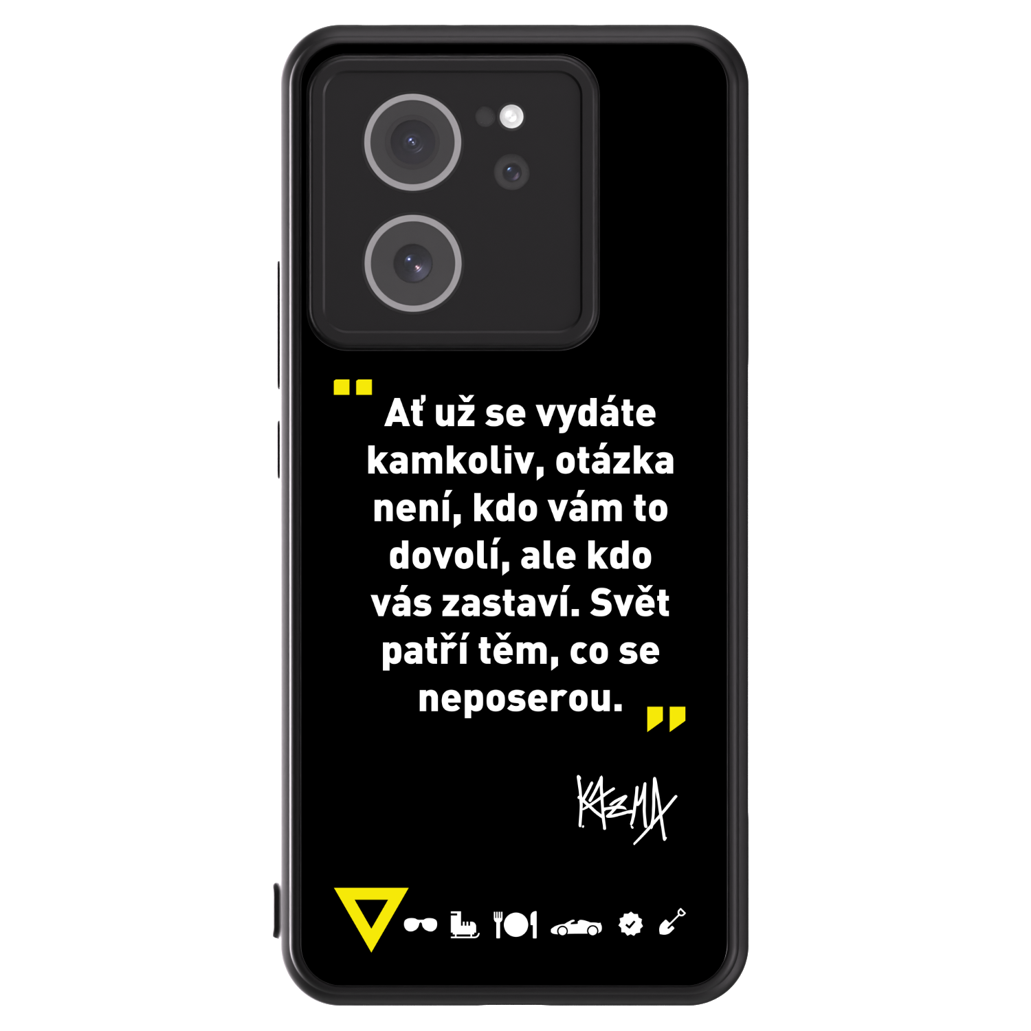 Picasee ULTIMATE CASE pro Xiaomi 13T - Kazma - SVĚT PATŘÍ TĚM, CO SE NEPOSEROU