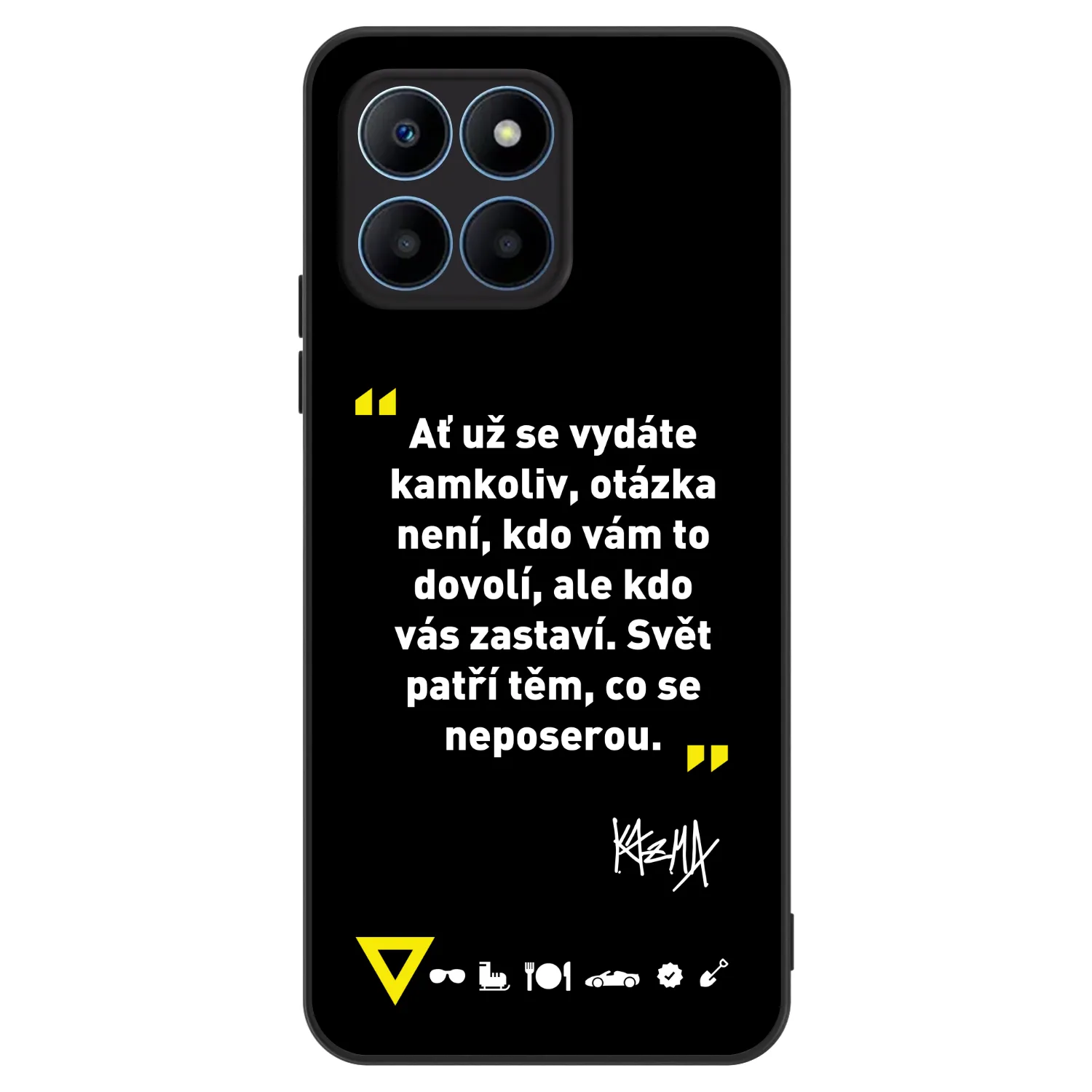 Picasee ULTIMATE CASE pro Honor 70 Lite - Kazma - SVĚT PATŘÍ TĚM, CO SE NEPOSEROU