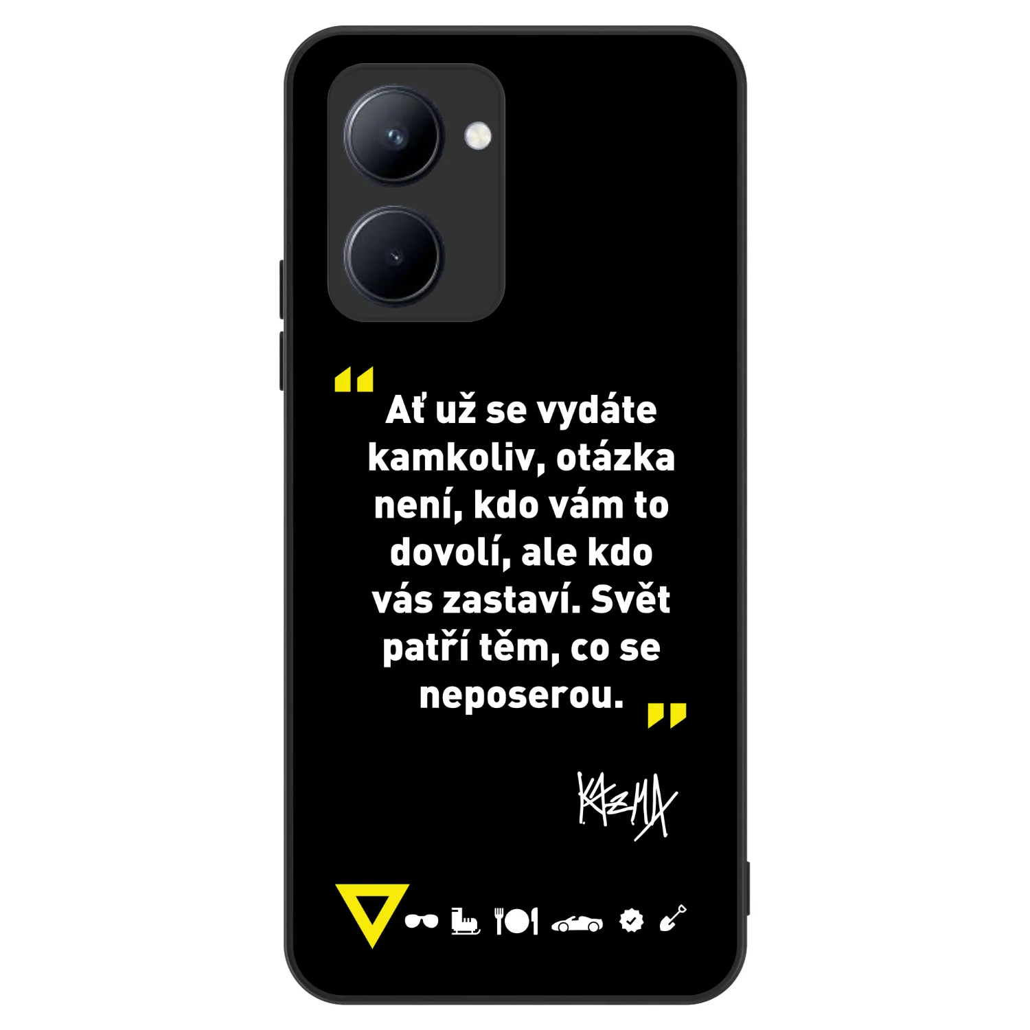Picasee ULTIMATE CASE pro Realme C33 (2023) - Kazma - SVĚT PATŘÍ TĚM, CO SE NEPOSEROU