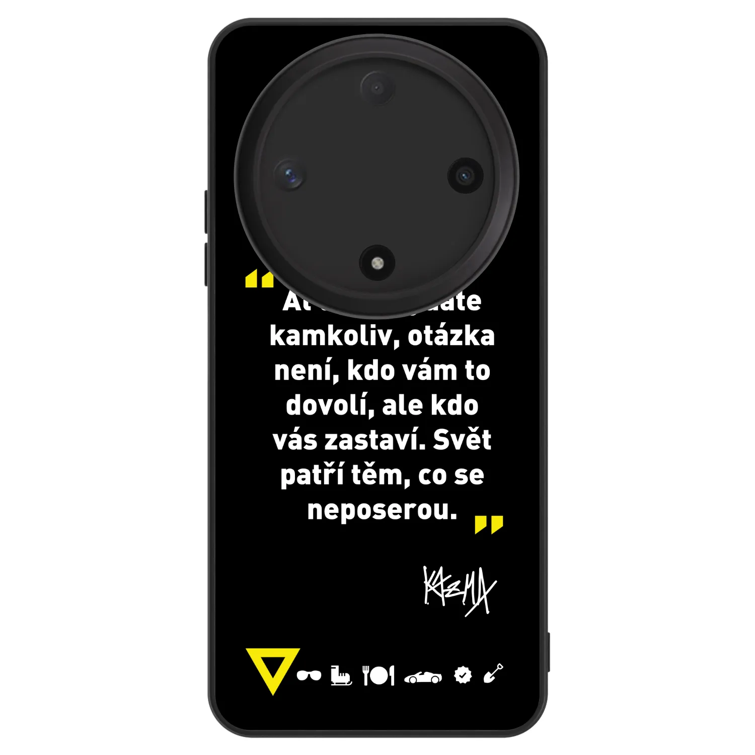 Picasee ULTIMATE CASE pro Honor Magic6 Lite 5G - Kazma - SVĚT PATŘÍ TĚM, CO SE NEPOSEROU