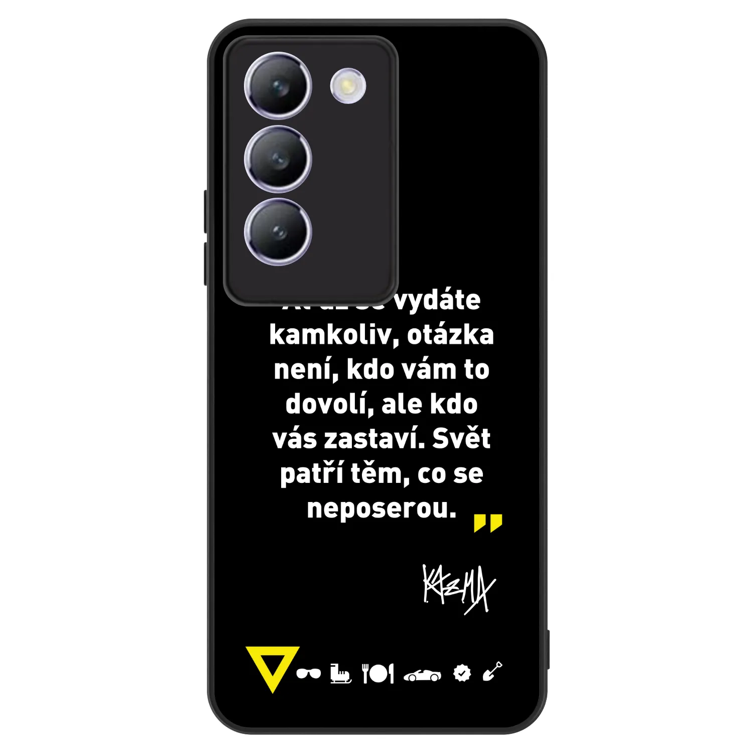 Picasee ULTIMATE CASE pro Vivo V40 SE 5G - Kazma - SVĚT PATŘÍ TĚM, CO SE NEPOSEROU