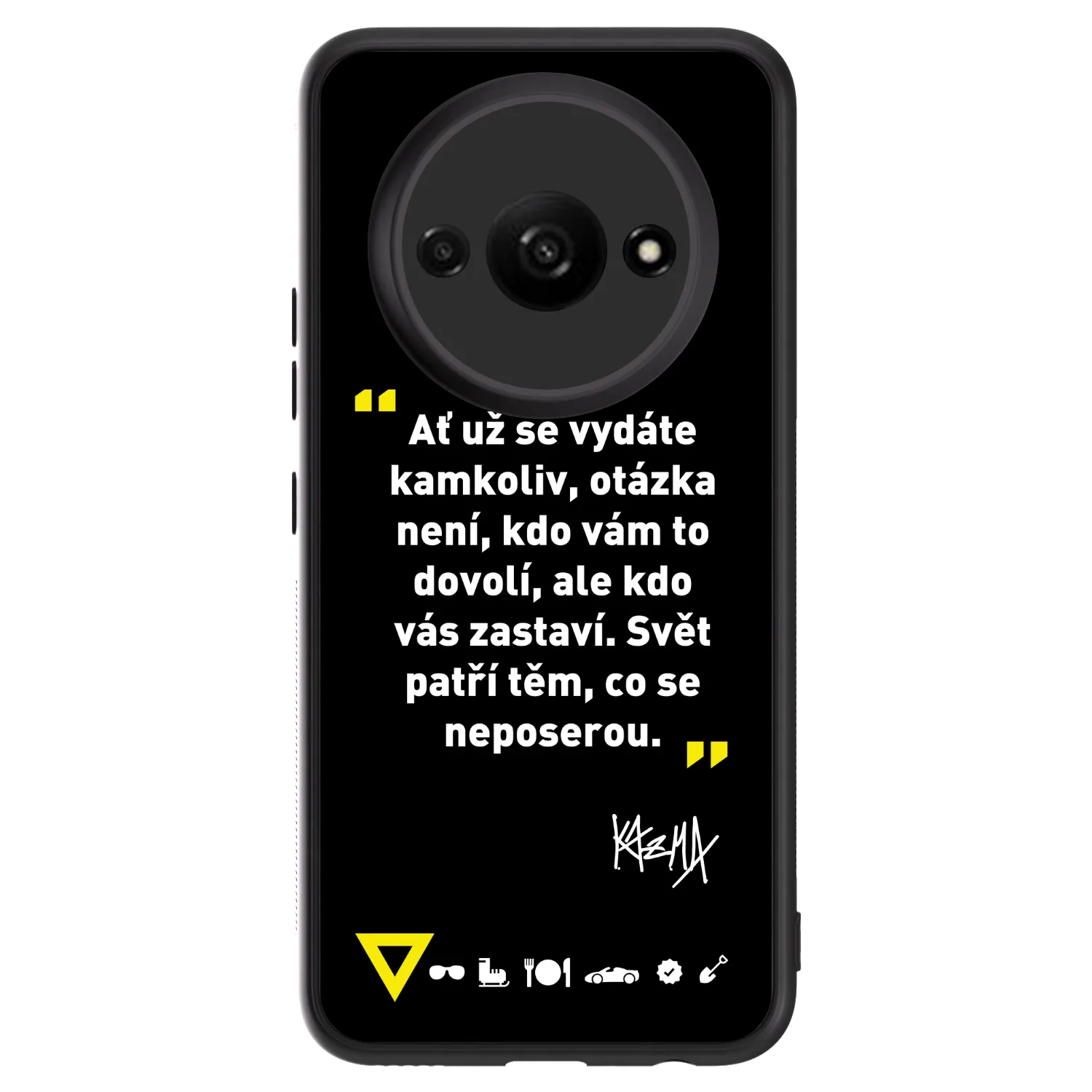 Picasee ULTIMATE CASE pro Xiaomi Redmi A3 - Kazma - SVĚT PATŘÍ TĚM, CO SE NEPOSEROU