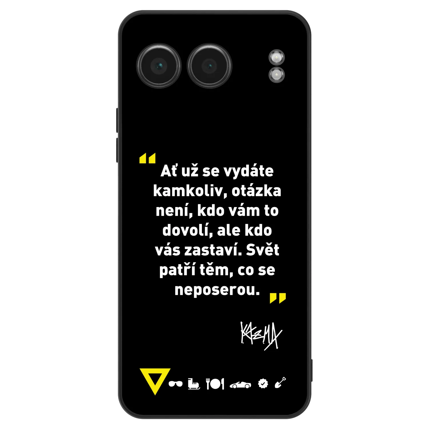 Picasee ULTIMATE CASE pro OnePlus Nord 4 - Kazma - SVĚT PATŘÍ TĚM, CO SE NEPOSEROU