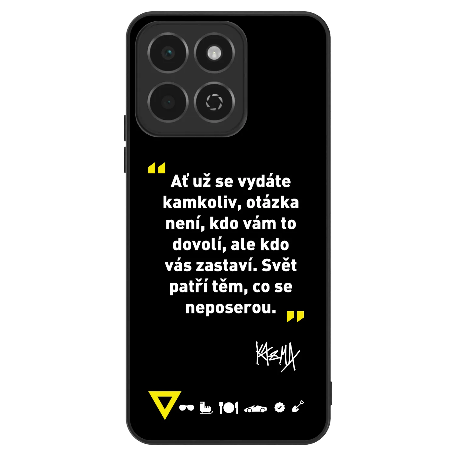 Picasee ULTIMATE CASE pro Honor 200 Smart 5G - Kazma - SVĚT PATŘÍ TĚM, CO SE NEPOSEROU