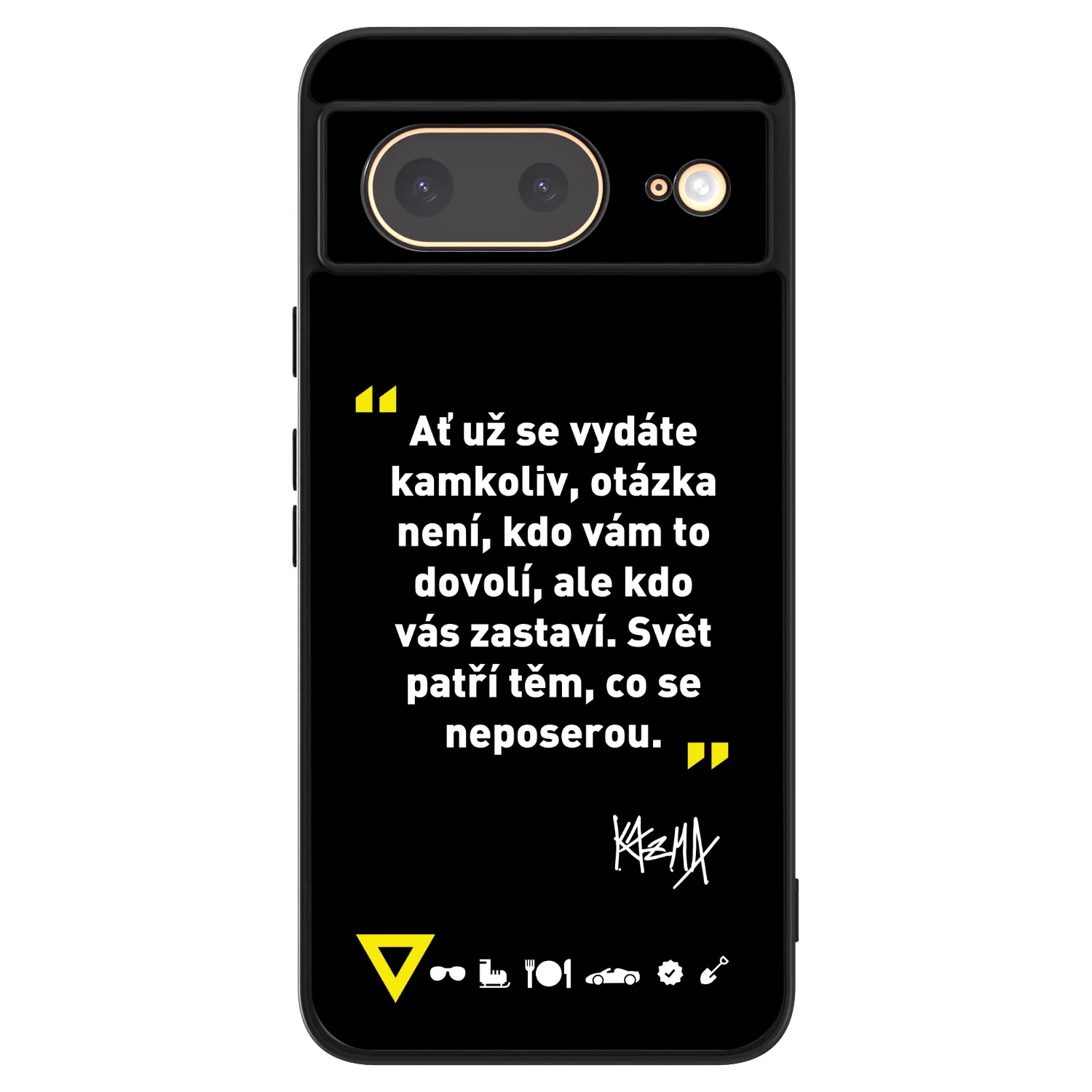 Picasee ULTIMATE CASE pro Google Pixel 8 - Kazma - SVĚT PATŘÍ TĚM, CO SE NEPOSEROU