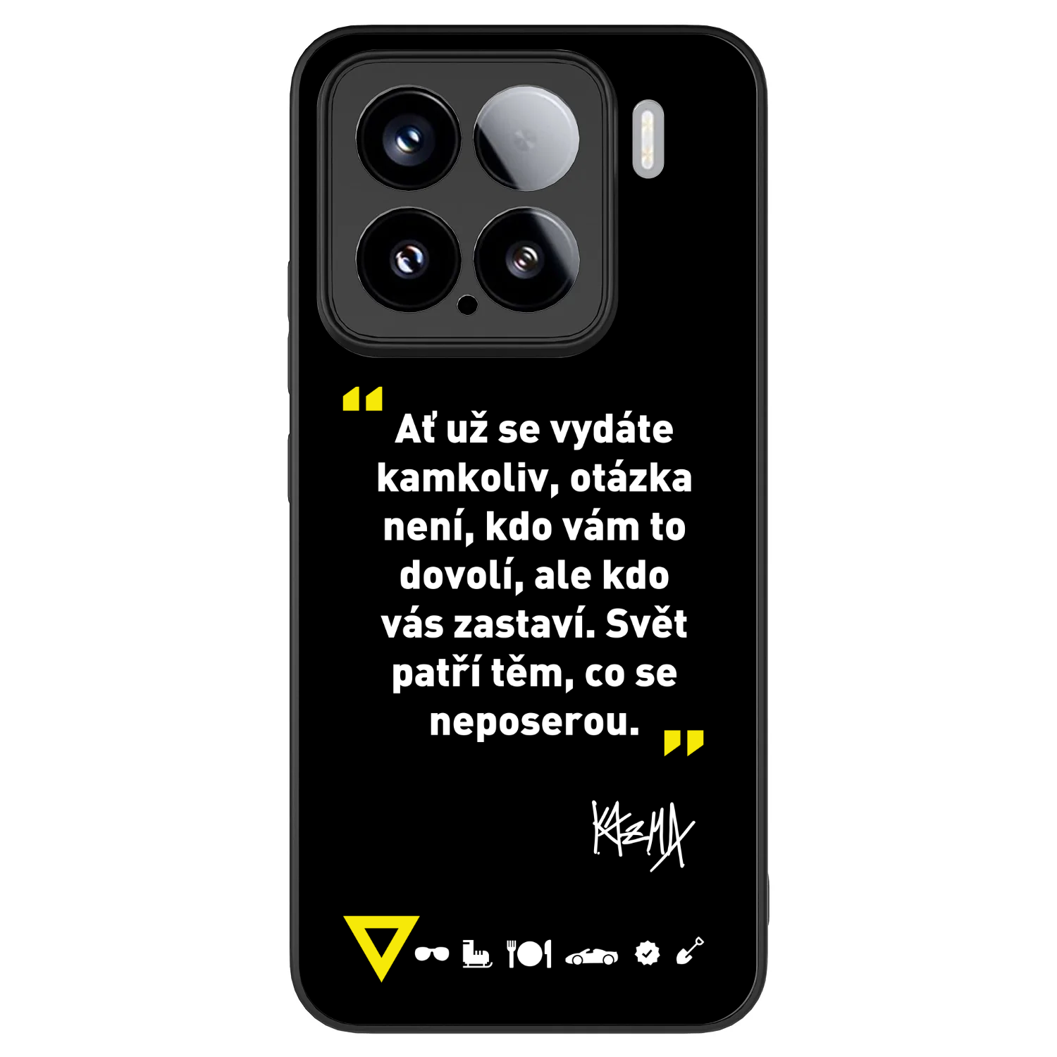ULTIMATE CASE pro Xiaomi 15 - Kazma - SVĚT PATŘÍ TĚM, CO SE NEPOSEROU