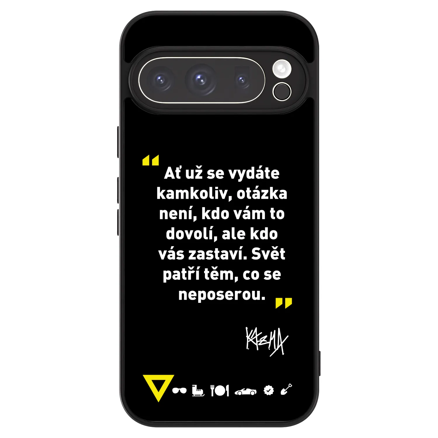 Picasee ULTIMATE CASE pro Google Pixel 9 Pro - Kazma - SVĚT PATŘÍ TĚM, CO SE NEPOSEROU