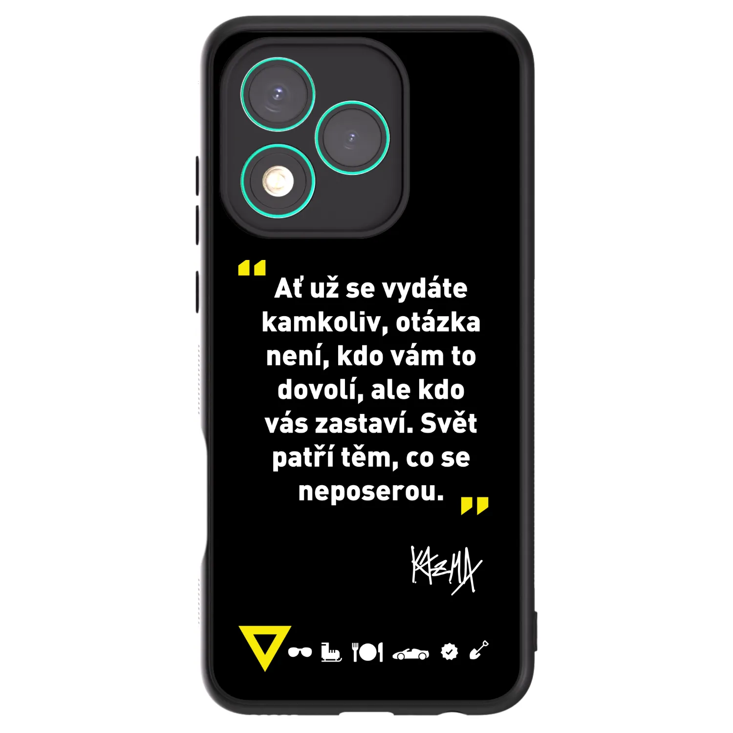 Picasee ULTIMATE CASE pro Honor 400 Lite 5G - Kazma - SVĚT PATŘÍ TĚM, CO SE NEPOSEROU