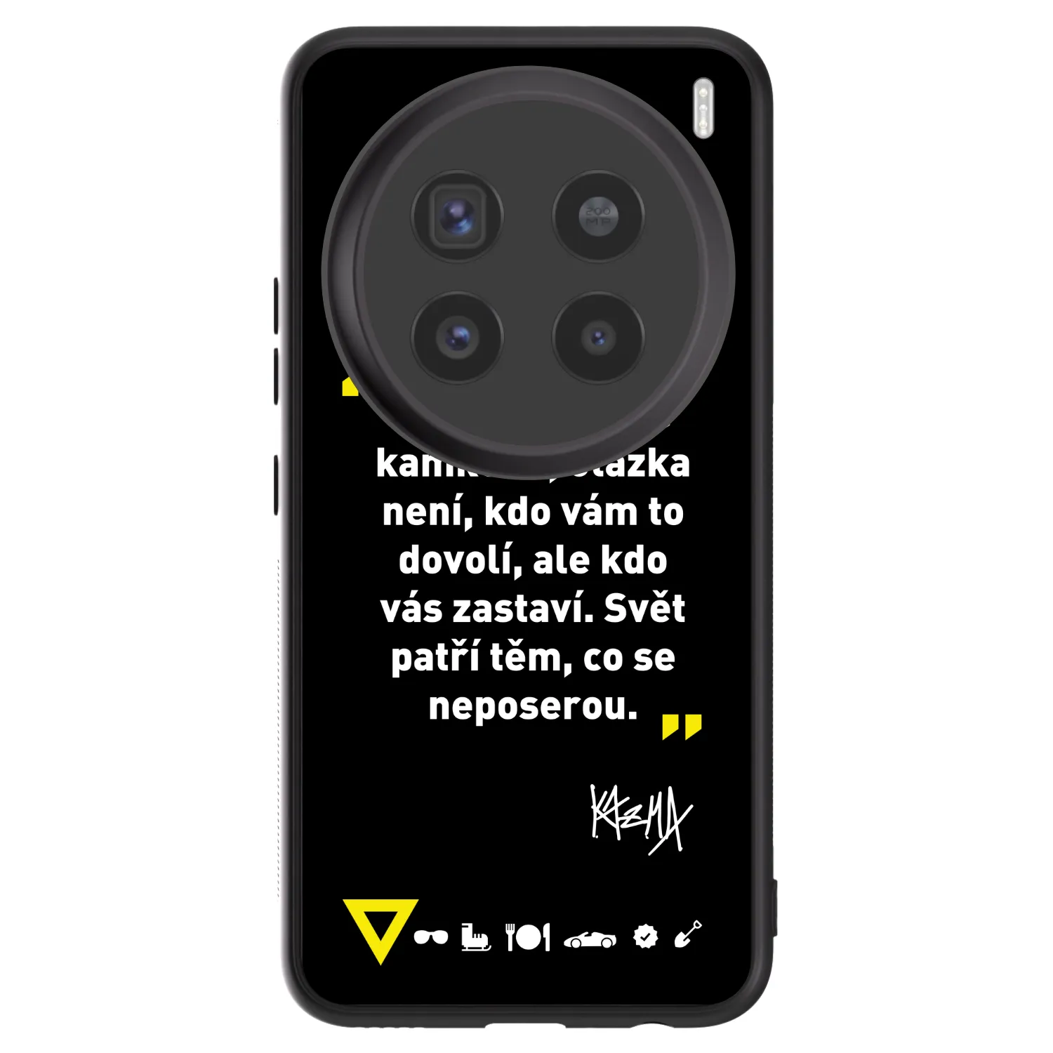 Picasee ULTIMATE CASE pro Vivo X200 Pro - Kazma - SVĚT PATŘÍ TĚM, CO SE NEPOSEROU