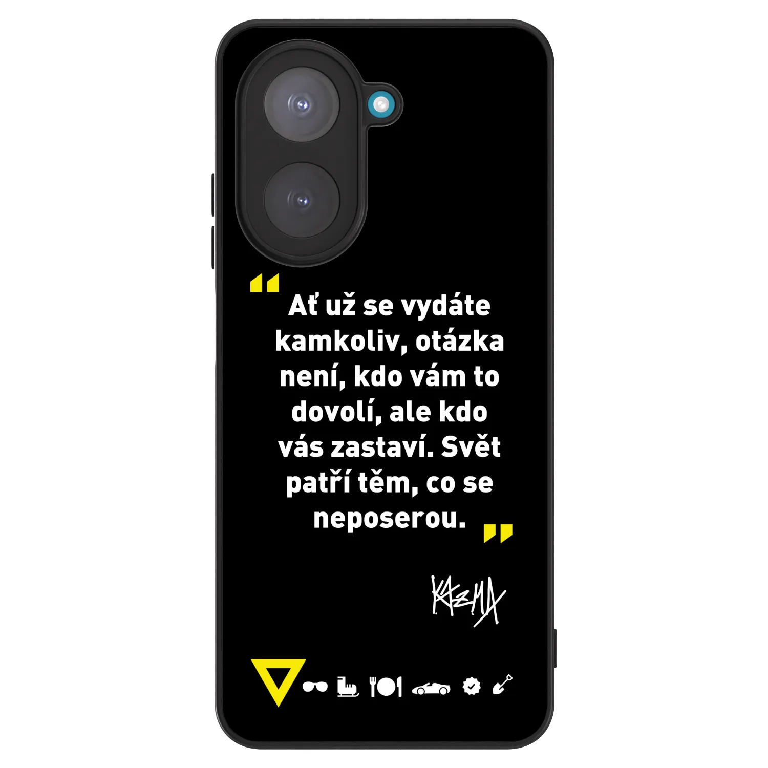 Picasee ULTIMATE CASE pro Xiaomi Redmi A5 - Kazma - SVĚT PATŘÍ TĚM, CO SE NEPOSEROU