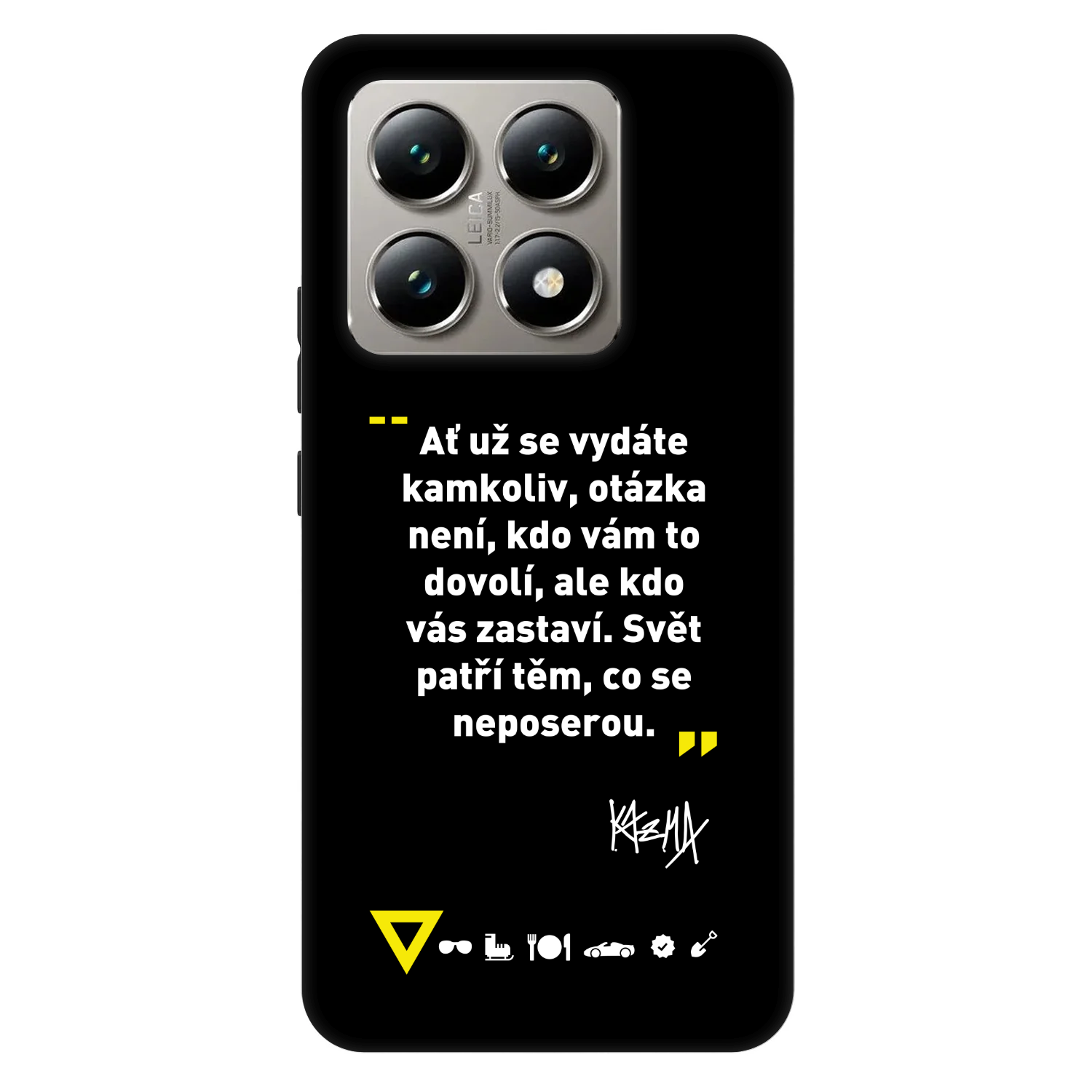 Picasee Fashion Case pre Xiaomi 14T - Kazma - SVĚT PATŘÍ TĚM, CO SE NEPOSEROU