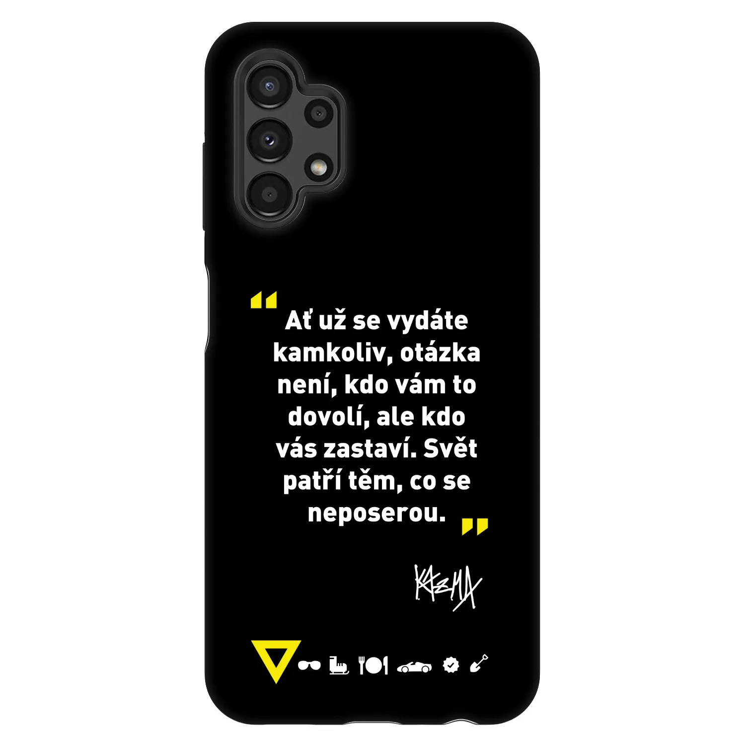 Fashion Case pre Samsung Galaxy A13 4G A135 - Kazma - SVĚT PATŘÍ TĚM, CO SE NEPOSEROU