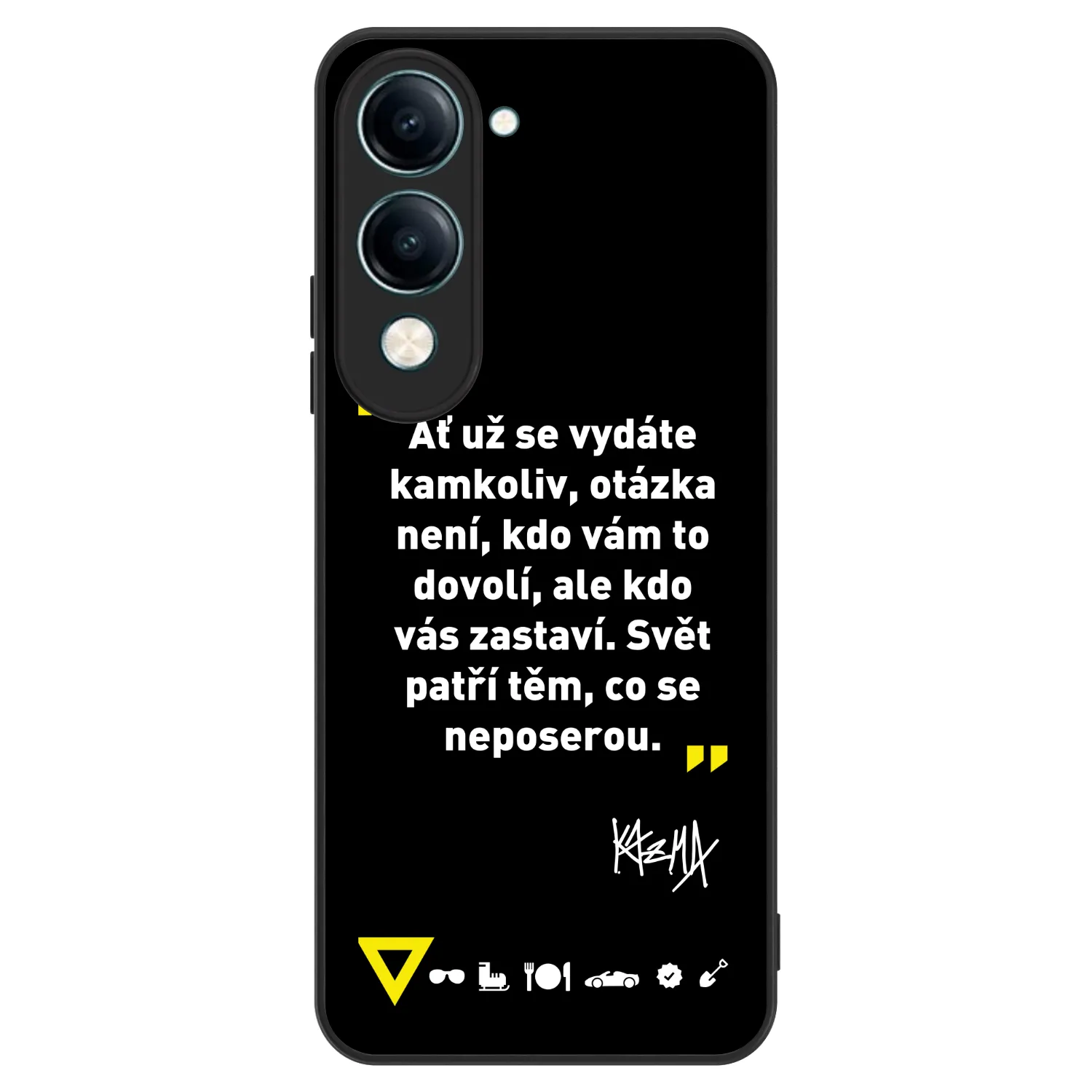 Picasee ULTIMATE CASE pro Vivo Y29s 5G - Kazma - SVĚT PATŘÍ TĚM, CO SE NEPOSEROU