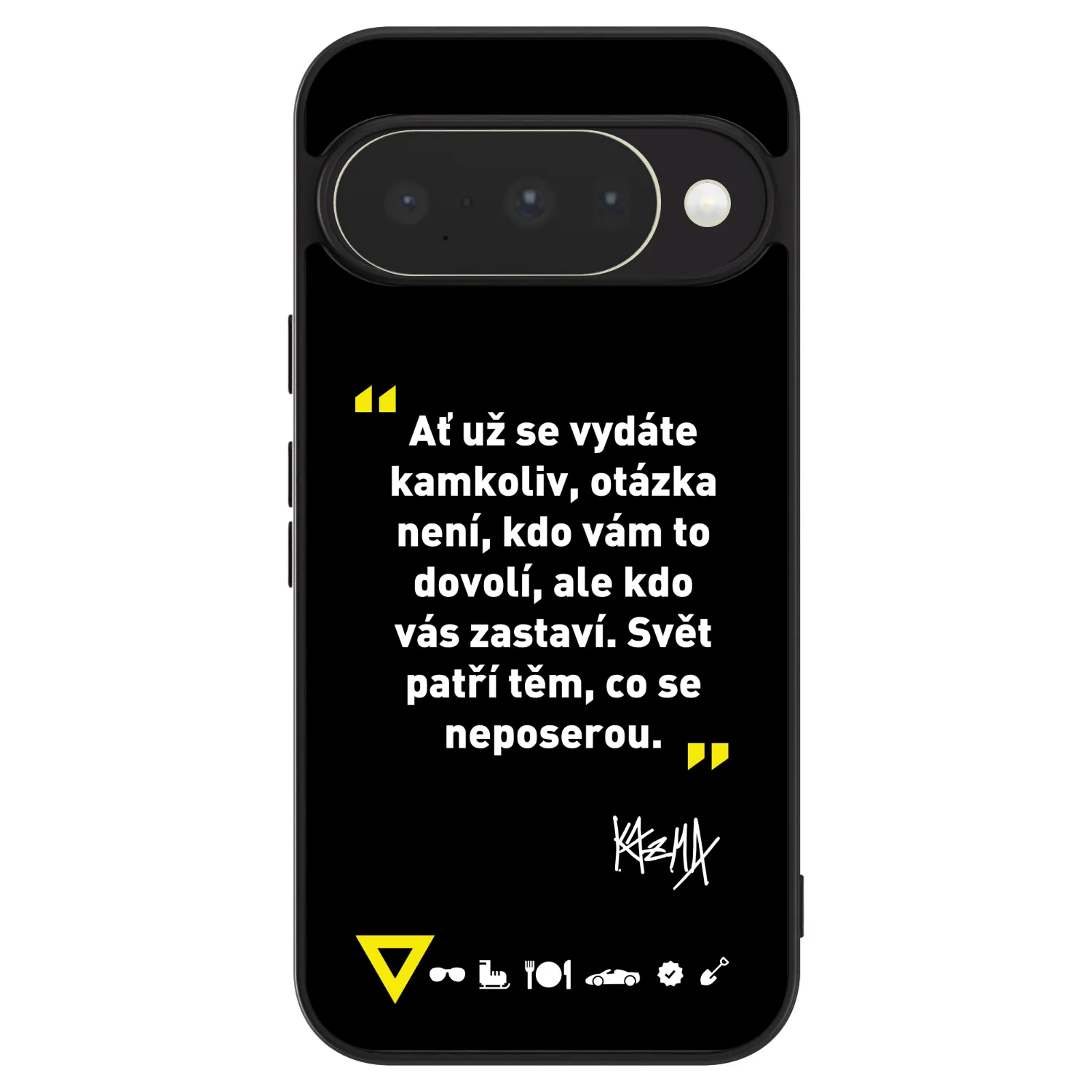 Picasee ULTIMATE CASE pro Google Pixel 10 - Kazma - SVĚT PATŘÍ TĚM, CO SE NEPOSEROU